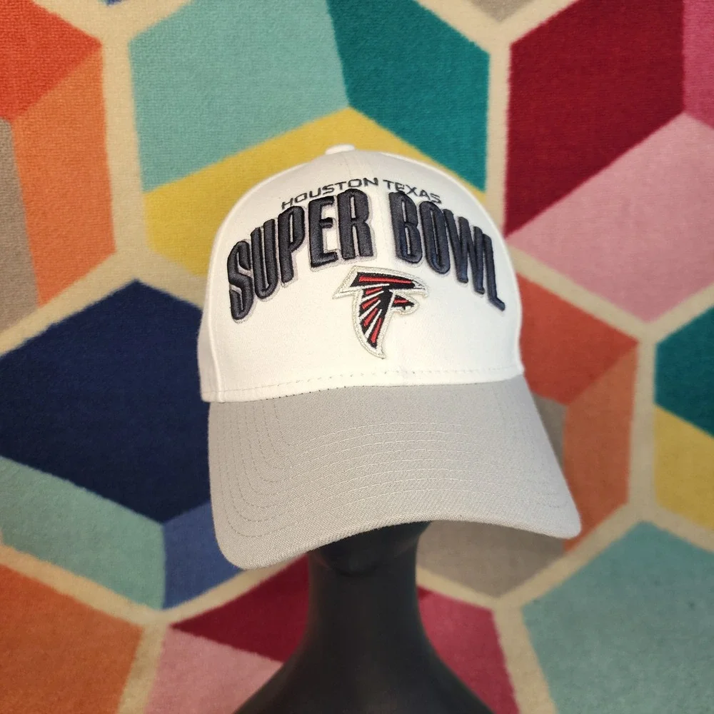 New Era Atlanta Falcons Super Bowl LI Houston Texas 9FORTY Adjustable‎ Hat White